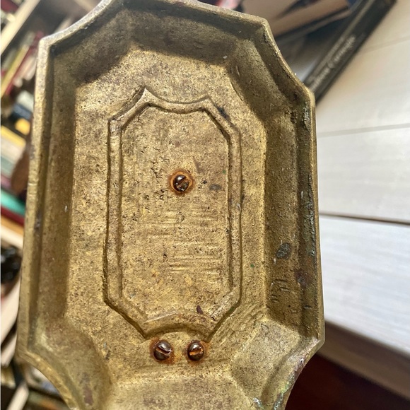 Antique French Longwy, Bronze Gargoyle Griffin Candlestick, Victorian, Gothic - Picture 8 of 12